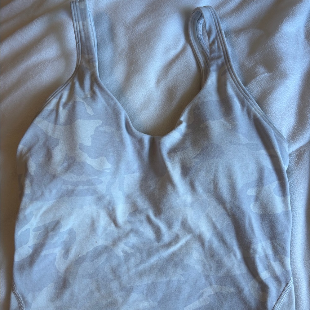 Lululemon Athletica White Shapewear Camisole